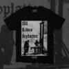 All Lives Splatter Mens T-Shirt “All Lives Splatter”, this design is a twisted parody of the “Black Lives Matter” movement, reimagining the concept with a grim and macabre touch.