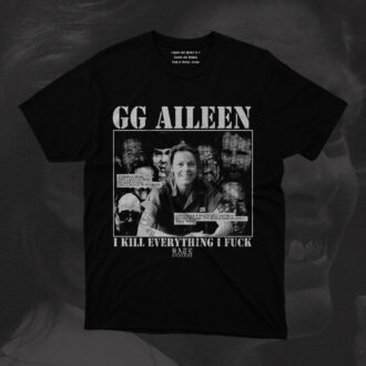 the infamous Aileen Wuornos—reimagined as "GG Aileen"—with the raw, unfiltered energy of punk rock legend GG Allin.