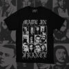 Made In France France is known for its rich culture, fine cuisine, and breathtaking landmarksโbut beneath its romantic veneer lies a darker, bloodstained history. Hate Couture peels back the glossy postcard image of the country and exposes its most infamous exports with the Made in France T-shirt, a chilling yet subversively stylish homage to the nationโs most notorious serial killers. Because letโs face itโFrance doesnโt just produce world-class wine and haute couture; it has also birthed some of the most disturbing figures in criminal history. Design Breakdown: A Rogueโs Gallery of Horror At the heart of the design, the phrase "Made in France" is boldly displayed, parodying the prideful stamp of quality often associated with luxury goods. But instead of celebrating fashion, gastronomy, or craftsmanship, this twisted take honors Franceโs most terrifying minds, the ones who left their mark not in art, but in blood. The visuals feature a haunting collage of infamous French serial killers, each rendered in a gritty, true-crime aesthetic. Their faces, some eerily calm, others displaying a vacant stare, remind us of the cold calculation behind their crimes. Among the likely suspects featured: Marcel Petiot โ The so-called "Doctor Satan" who posed as a resistance hero while luring victims to their deaths under the pretense of helping them escape Nazi-occupied France. Thierry Paulin โ The ruthless "Granny Killer" who terrorized elderly women in 1980s Paris. Guy Georges โ The "Beast of Bastille," a brutal predator whose reign of terror shocked the nation. Michel Fourniret โ The "Ogre of the Ardennes," whose crimes alongside his wife Monique Olivier cemented him as one of Franceโs most depraved killers. Francis Heaulme โ The drifter with a deadly impulse, responsible for a chilling number of brutal murders across the country. The black-and-white, newspaper-style portraits evoke the grainy mugshots and courtroom sketches that once filled headlines, turning these murderers into legends of horror. Around them, splattered details and eerie textures give the design a raw, visceral energy, as if history itself were bleeding through the fabric. A Satirical, Morbidly Patriotic Statement By reimagining "Made in France" as a serial killer showcase, this design highlights the macabre side of national identity. Every country has its monsters, but Franceโs are particularly infamous for their disturbing ingenuity, their ability to evade capture, and the sheer brutality of their crimes. This shirt asks: if luxury brands can proudly stamp โMade in Franceโ on handbags and champagne, why not on the countryโs most infamous killers? With Hate Coutureโs signature dark humor and boundary-pushing aesthetic, the Made in France T-shirt turns true crime into a twisted badge of honorโone that only the boldest will dare to wear. Who is This For? Perfect for fans of true crime, history, and controversial fashion, this T-shirt is more than just edgy apparelโitโs a conversation starter, a statement piece, and an unfiltered glimpse into Franceโs underbelly. Whether youโre fascinated by criminal psychology or just enjoy fashion that makes people do a double take, Made in France is designed for those who prefer their style dark, daring, and unapologetically morbid. So, are you ready to embrace Franceโs most notorious heritage? Wear it with prideโif you dare.