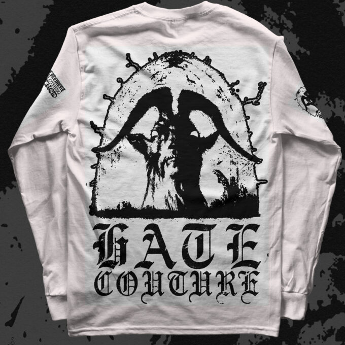 White Longsleeve Big Logo Back