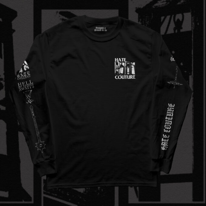 Black Guillotine Heart Longsleeve