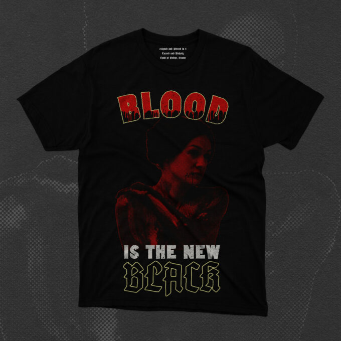 Blood Is The New Black Blood Is The New Black - Elizabeth Bathory T-Shirt