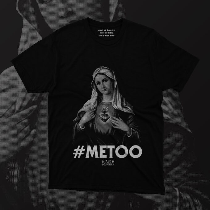 Virgin Mary Display Virgin Mary #Metoo T-Shirt
