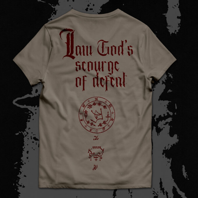 Mock up ENthroned Back Blood Red