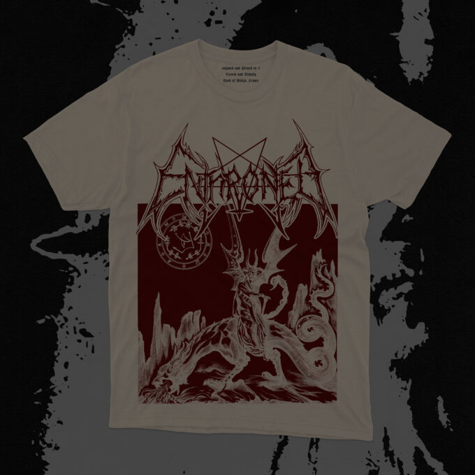 Sand Shirt Enthroned Blood Red