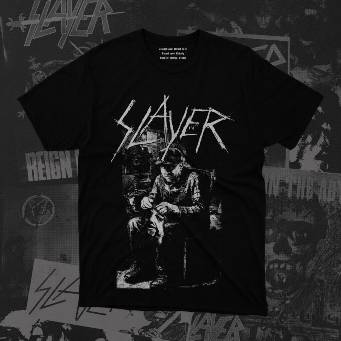 Slayer X Hate Couture Ed Gein Dead Skin Mask T-Shirt