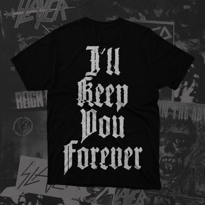 Slayer X Hate Couture Dead Skin Mask Ed Gein T-Shirt Back